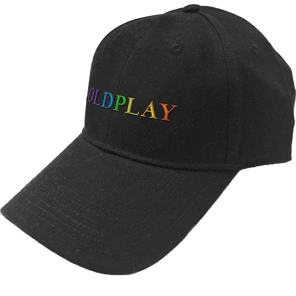 COLDPLAY キャップ COLDPLAY unisex adult Logo Hat Baseball Cap, Black, One Size